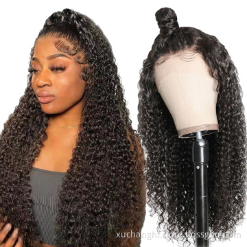 Curly Wave Lace Front Wig 13x4 Lace Front Human Hair Wigs Brazilian Curly Human Hair Lace Frontal Wig Pre Plucked